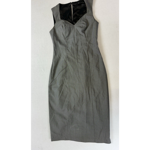 VTG Express‎ Design Studio Women's Sz 4 Dress V-Neck Form Fitting, Professional - Picture 3 of 14